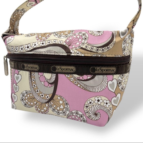 ‼️COMING SOON‼️LeSportsac NWOT Vintage Y2K Heart Paisley Mini Shoulder Handbag - Picture 1 of 8